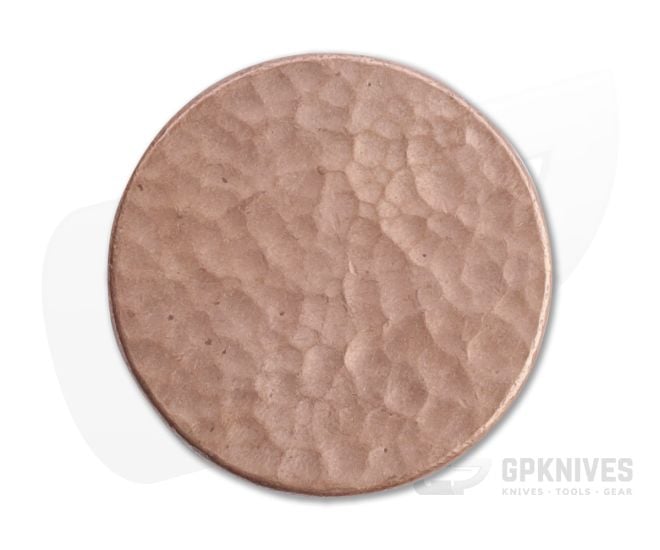 Shire Post Mint Hammered Copper Worry Stone Coin Raw - SPM-WOR-HAM-RAW