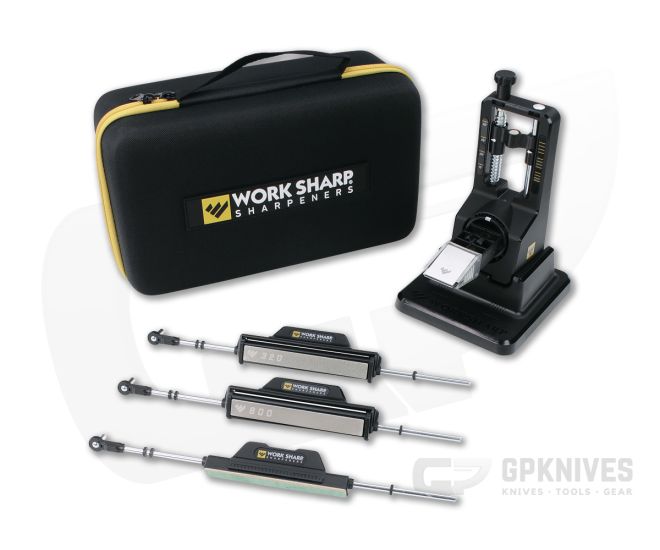 Work Sharp Precision Adjust Elite Tri-Brasive Knife Sharpener WSBCHPAJ-ELT - WS-BCHPAJ-ELT