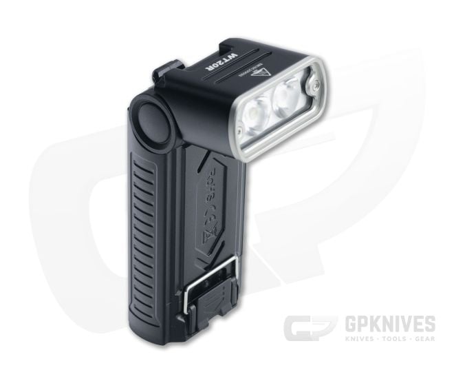 Fenix WT20R Black 400 Lumen Rechargeable Adjustable Angle LED Flashlight WT20RXBK - FF-WT20RXBK