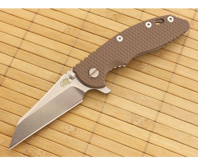 Hinderer Knives XM-18 3.5" Flat Dark Earth Wharncliffe Flipper 20CV - HK-XM-18FDE-35WF-20CV