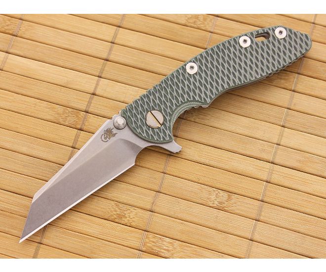 Hinderer Knives XM-18 3" Wintergreen Wharncliffe Flipper - HK-XM-18WG-3WF