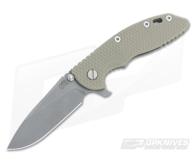 Hinderer Knives XM-18 3.5" Sand Slicer Flipper Working Finish - HK-XM18-35-071