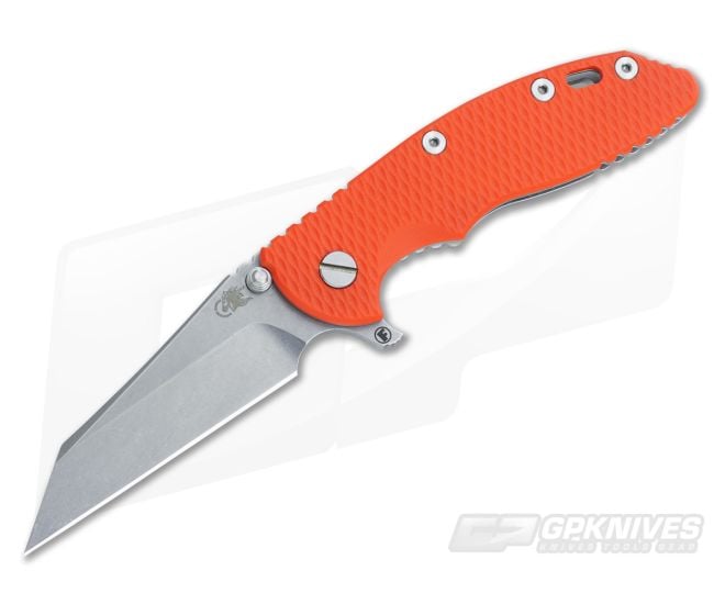Hinderer Knives XM-18 3.5" Fatty Wharncliffe Orange - HK-XM18-35-FAT17