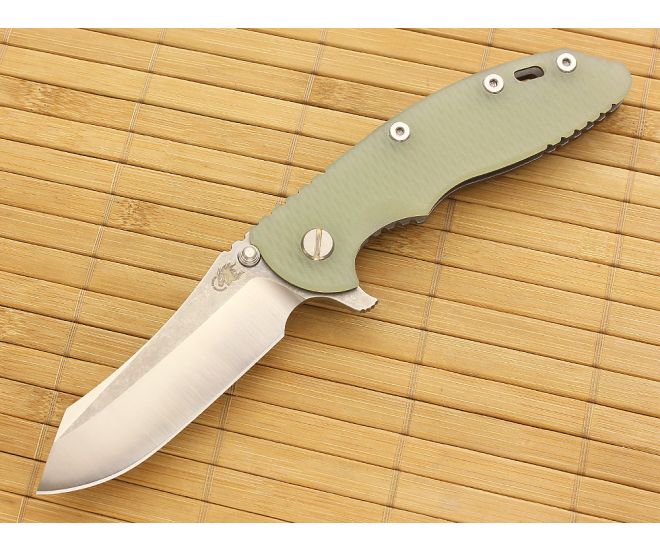 Hinderer Knives XM-18 3.5" Limited Skinner Translucent Flipper 2-Tone Blade - HK-XM18LE-35-007