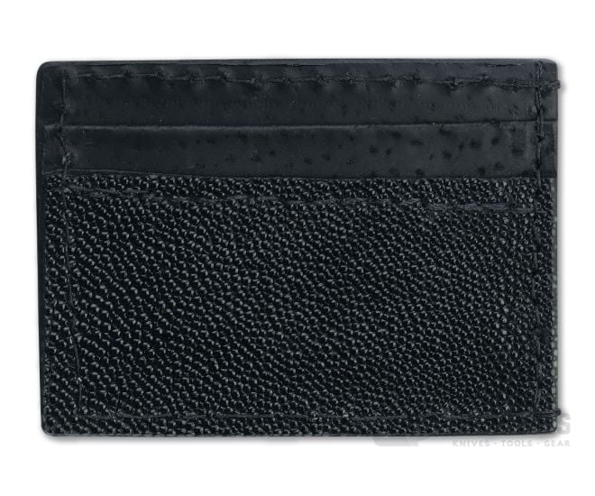 Yoder Leather Company Black Stingray Clip Wallet - YLC-004