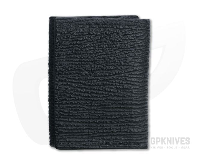 Yoder Leather Company Black Shark Trifold Wallet - YLC-010