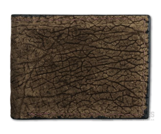 Yoder Leather Company Brown Hippo Regular ID Window Bifold Wallet - YLC-020