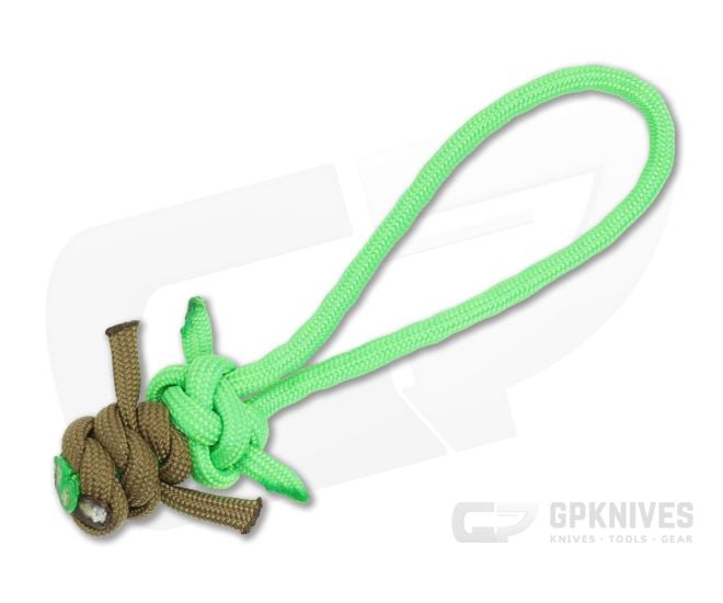 Backcountry Braids "Baby Yoda" Paracord Lanyard - Neon Green - BCB-YODA-NEON