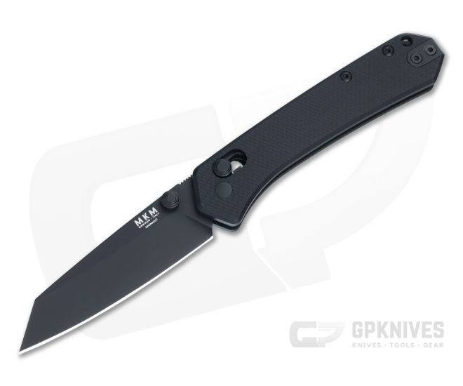 MKM Yipper Black G10 Larger Studs Black MagnaCut YP-GBK - MKM-YP-GBK