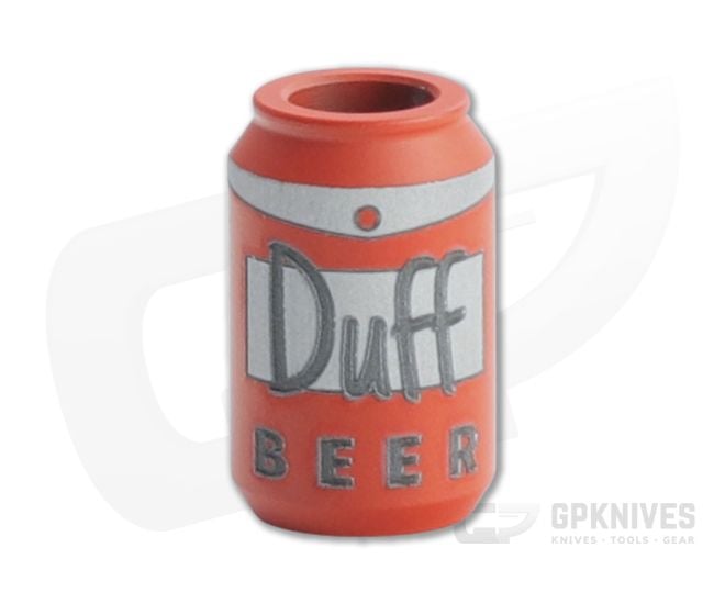 ZeroFeud Beer Bead Orange Cerakote Aluminum Lanyard Bead ZF002 - ZF-ZF002