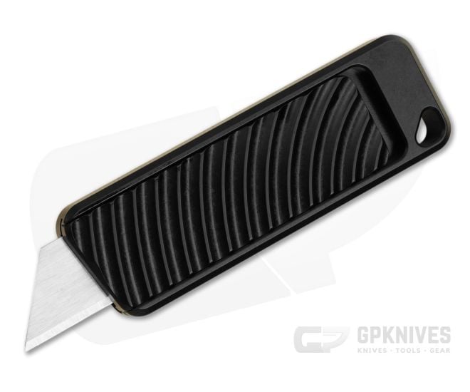 Rivery MFG Zero-G Utility Knife Original Black (3.70" Closed) - RIV-ZGO-OTF-U-6061-BLK