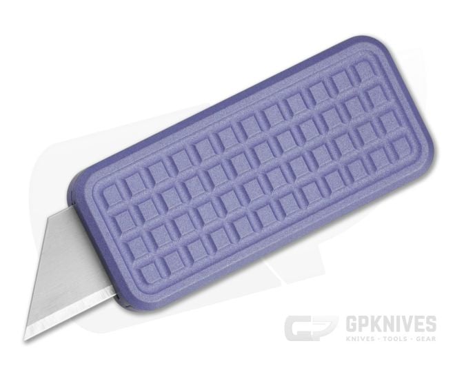 Rivery Zero V2 Grenade Pattern Crushed Orchid Purple Cerakote Aluminum Manual OTF Utility Knife (2.68" Closed) - RIV-ZV2-OTF-GRE-6061-ORCHID