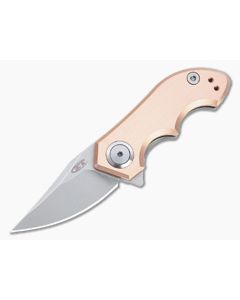 Zero Tolerance 0022CU FSS Stonewashed 20CV Copper Limited Run Titanium Flipper