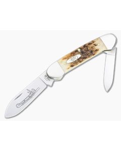 Case Canoe Amber Bone Carbon Steel 00263
