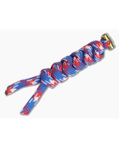 Chris Reeve Small Sebenza 21 Multicolored Knotted Lanyard Liberty/Gold