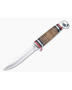 Case Leather Hunter Clip Point Small