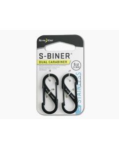 Nite Ize Innovation S-Biner #1 Black Two Pack