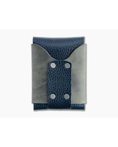 Willow Craft Original Wask Wallet Blue Dollaro and Charcoal