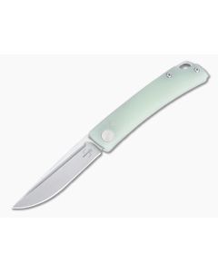 Boker Plus Celos Satin 440C Natural Jade G10 Slip Joint Folder 01BO179