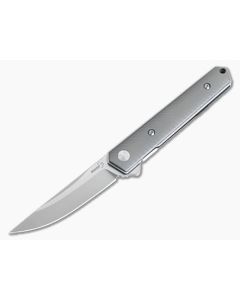 Boker Plus Mini Kwaiken Milled Titanium D2 Flipper 01BO267