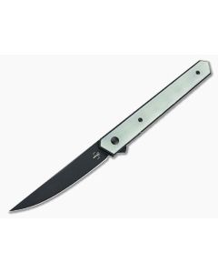 Boker Plus Kwaiken Air Black VG10 Jade G10 Liner Lock Flipper 01BO343