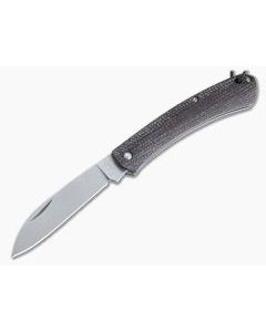 Fox Knives Nauta Stonewashed 420C Brown Burlap Micarta Slip Joint Knife 01FX879