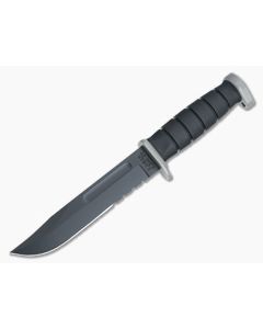 Kabar D2 Extreme Fighting Part Serrated Leather Sheath