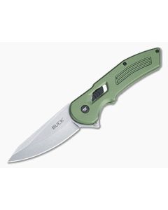 Buck 110 Hunter Sport EDC Satin S30V Black Aluminum Green