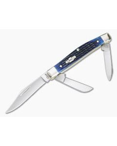 Case Medium Stockman Blue Bone 02806