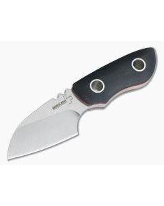 Boker Plus PryMini Pro Vox Stonewashed D2 Black G10 Fixed Blade Neck Knife 02BO017