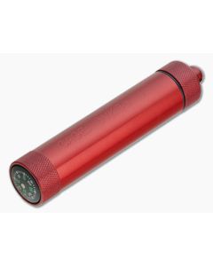 Maratac CountyComm Match Compass Capsule XL Anodized Aluminum Red