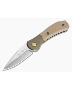 Buck 591 Paradigm Shift S35VN Brown G10 Bolster Lock Automatic Folding Knife 0591BRS
