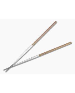 Foltsum 2-Piece Titanium Chopsticks Bronze Satin