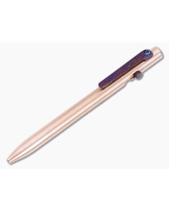 Tactile Turn Short Slim Bolt Action Pen Copper TiMascus Bolt & Clip