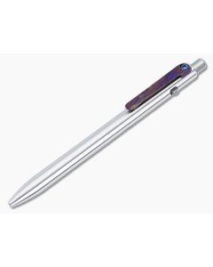 Tactile Turn Short Slim Side Click Pen Titanium TiMascus Clip