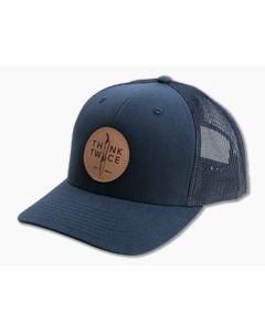 Chris Reeve Knives CRK Favorite Trucker Hat Navy Blue Snap Back Hat