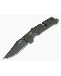SOG Trident AT Olive Drab Plain PVD D2 Black GRN AT-XR Lock Assisted Folder 11-12-03-57