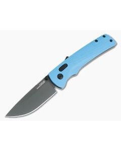 SOG Flash AT Civic Cyan Plain PVD D2 AT-XR Lock Assisted Folder 11-18-03-57