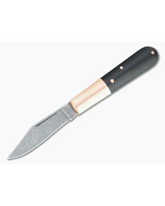 Boker Solingen Barlow Copper Integral Burlap Micarta Acid Washed N690 Slip Joint 110054