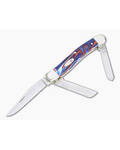 Case Medium Stockman Smooth Patriotic Kirinite Slip Joint Folder 11201