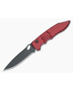 Piranha P11 Mini Predator Tactical Automatic Red Aluminum Handle Black PVD S30V Spear Point 11RT