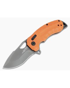 SOG Kiku XR LTE Graphite XHP Orange G10 XR Lock Flipper 12-27-03-57