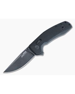 SOG TAC XR Stonewash D2 Black G10 XR Lock Flipper 12-38-07-41