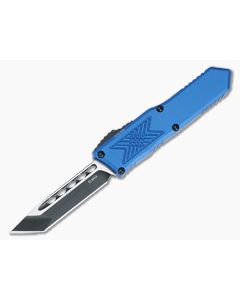 Guardian Tactical GTX-025 Tanto Blue Handle OTF Black Two Tone Elmax 124221