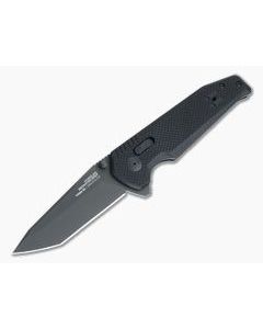 SOG Vision XR Tanto Blackout Plain XHP Black G10 XR Lock Flipper 12-57-01-57