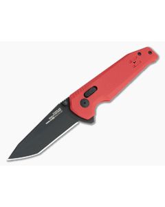 SOG Vision XR LTE Flipper Black PVD XHP Red G10 XR Lock Folder 12-57-08-57