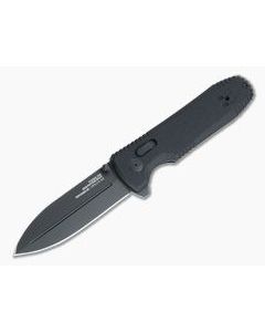 SOG Pentagon XR Blackout Black Cerakote XHP Black G10 XR Lock Flipper 12-61-01-57