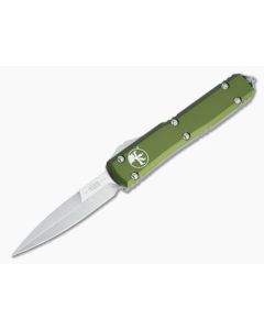 Microtech Ultratech Bayonet Stonewashed M390 OD Green OTF Automatic Knife 120-10OD