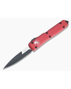 Microtech Ultratech Bayonet Black M390 Red OTF Automatic Knife 120-1RD