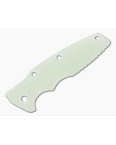 Hinderer Knives Eklipse 3.5" Handle Scale Textured Translucent Green G10 1263
